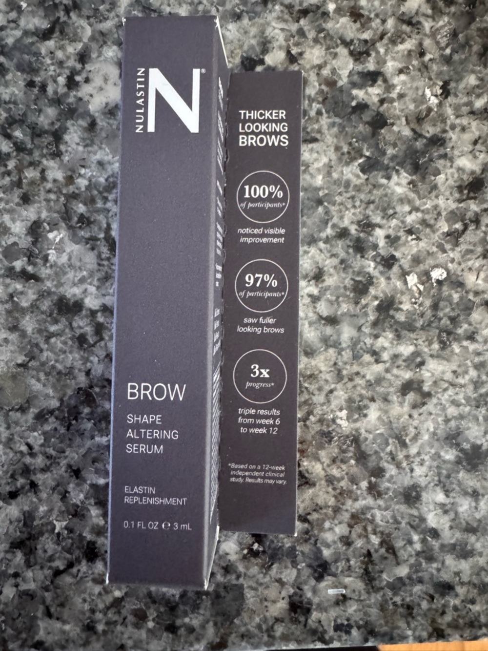 NEW Nulastin Brow Shape Altering Serum